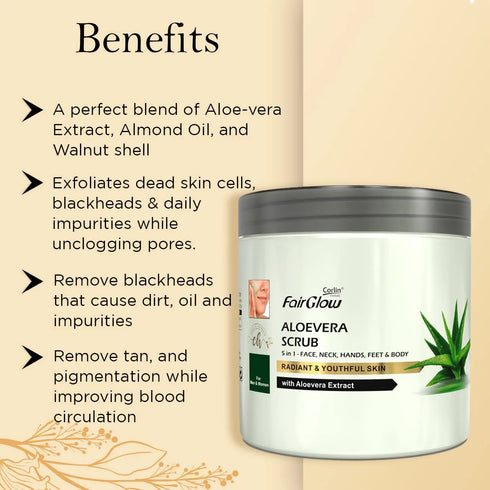Corlin FairGlow Aloevera Scrub