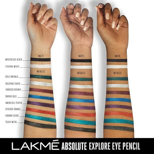 Lakme Absolute Explore Eye Pencil Bold Emerald Matte Finish