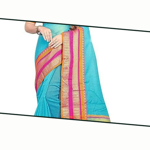 Vasthrlay Women's Cotton Premium Friendly Saree