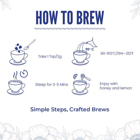BLUE TEA Herbal Harmony Tea Gift