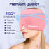 SEIWEHIDO Migraine Headache Relief Cap Head Ice Pack Wrap Cold Cap Hat for Migraines Headache