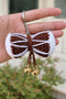 Handmade Crochet Heart Angel Keychain