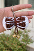 Handmade Crochet Heart Angel Keychain
