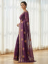 Vasthrlay Georgette Traditional Az Ys Pehenva Brown Rr Ethnic Wear