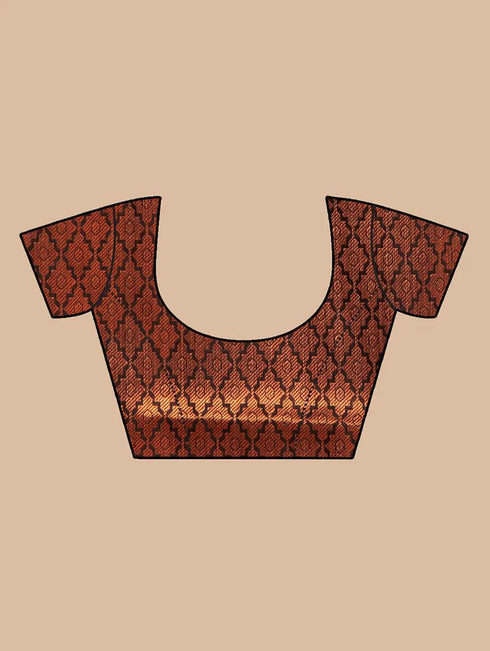 Vasthrlay Banarasi Unstitched Saree