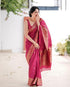 Vasthrlay Banarasi Unstitched Saree