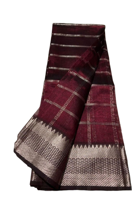 Vasthrlay Nr Handloom Banarasi Lavender Purple