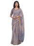 Vasthrlay Womens Printed Unstitched Light Green Saree