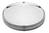 Stainless Steel Dinner Plate Set of 2 Pieces