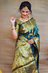 Vasthrlay Banarasi Kanjivaram Kanchipuram Wedding Saree With Blouse Piece