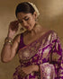 Vasthrlay Magenta Kanjivaram Saree