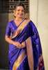 Vasthrlay Kanjivaram Paithani Unstitched Mahendi Ethnic Wear