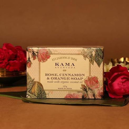 Kama Ayurveda Rose, Cinnamon & Orange soap