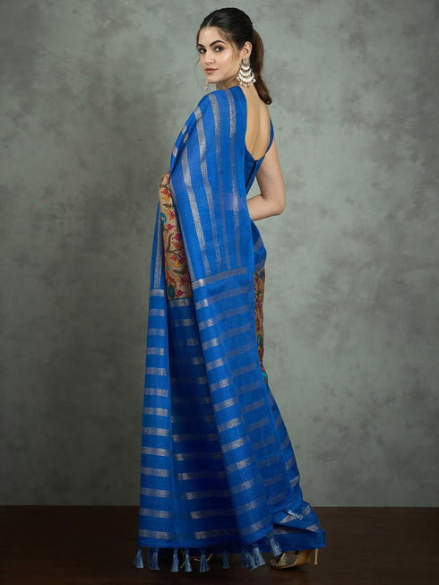 Vasthrlay Kalamkari Printed Unstitched Su Ethnic Wear