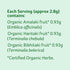 Organic India Triphala Powder box Powder