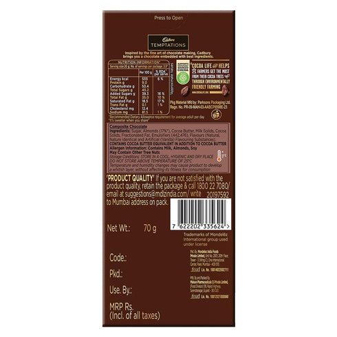 Cadbury Temptations Almond Treat