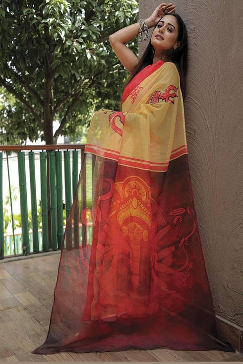 Vasthrlay Multicoloure Artistic Unstitched Lightweight Traditional