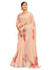 Vasthrlay Womens Printed Unstitched Light Green Saree