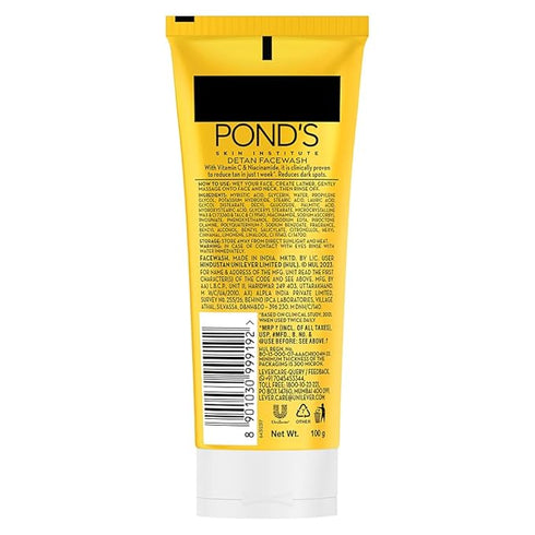 Ponds Detan Facewash with Vitamin C & Niacinamide