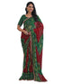 Vasthrlay Georgette Bandhani Orange Saree