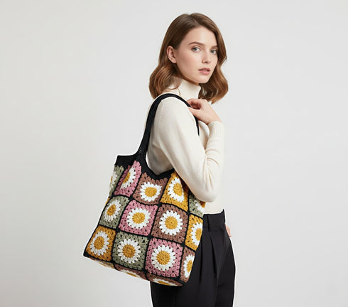 Handmade Crochet Tote Bag