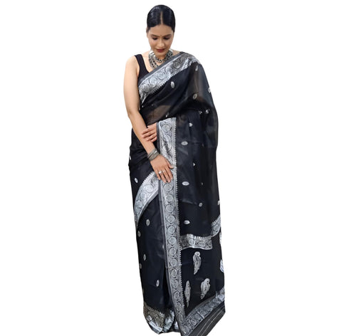 Vasthrlay Cotton Unstitched Saree