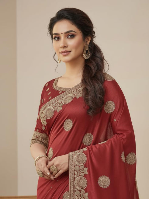 Vasthrlay Chiffon Traditional Ethinic Az Ys Vanshika Ethnic Wear