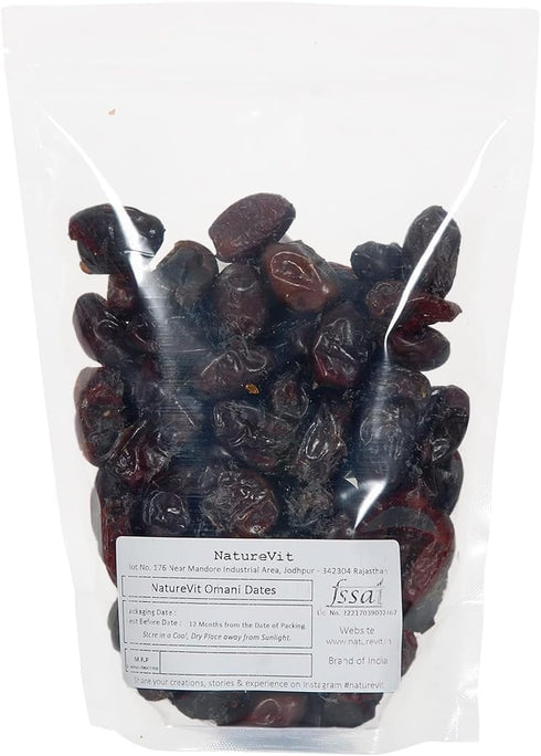 NatureVit Omani Dates Premium Fard Khajoor| Natural & Nutritious Snack