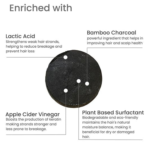 Earth Rhythm Hemp & Charcoal Shampoo Bar