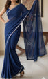 Vasthrlay Georgette Unstitched Ethnic Wear