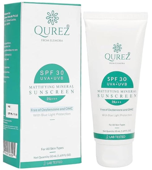 Qurez Mattifying Mineral Sunscreen SPF 30