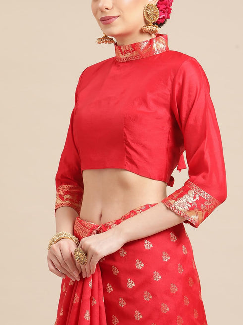 Vasthrlay Banarasi Jacquard Weaving Saree
