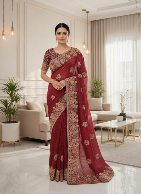 Vasthrlay Lightweightsaree Traditional Piece Az Ys Aarini Ethnic Wear