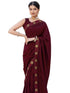Vasthrlay Womens Unstitched Blouse Dark Green Saree