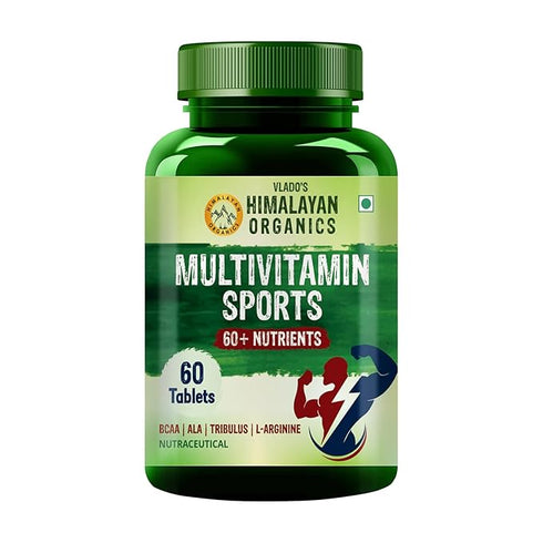 Himalayan Organics Multivitamin Sports 60 + Vital Nutrients Tablets