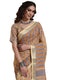 Vasthrlay Weaving Printed Beige Saree