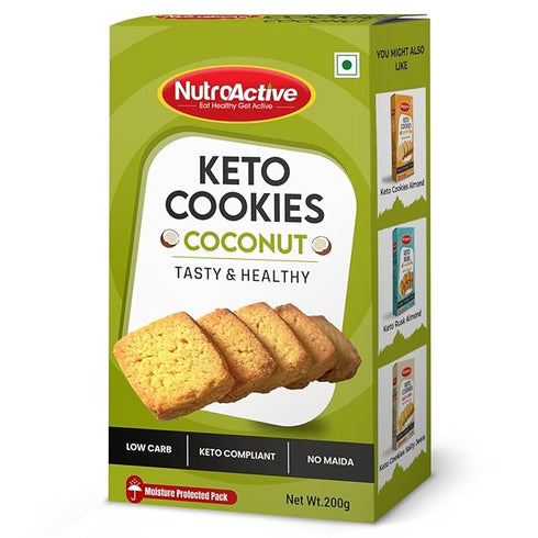 NutroActive Gluten Free Coconut Cookies Low Carb