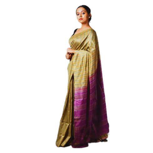 Vasthrlay Green Bhagalpuri Saree