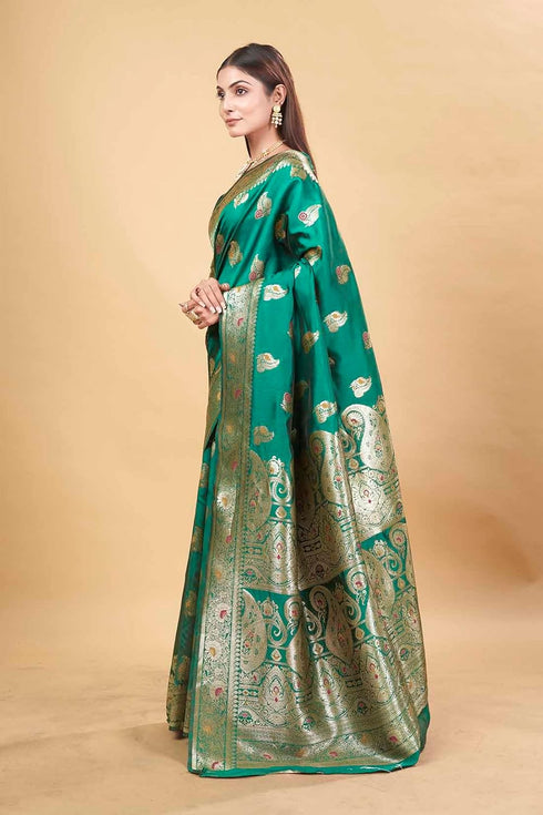 Vsathrlay Kanjivaram Banarasi Festival Wedding Ethnic Wear