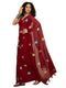 Vasthrlay Georgette Embroidery Black Saree