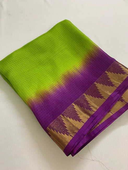 Vasthrlay Purple Handloom Saree
