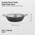 Prestige Durastone Hard Anodised 6 Layer Non-Stick Kadai with Glass Lid