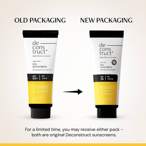 Deconstruct Face Gel Sunscreen SPF 50+ and PA+++