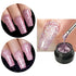 Bolt Bee Glitter Gel Polish Rose Gold Reflective Holographic Gel Nail Polish