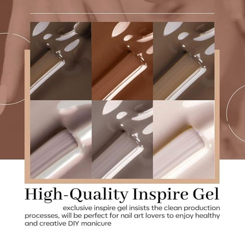 Bolt Bee Gel Nail Polish Kit - Set of 6 Colors
