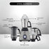 Preethi Steel Supreme MG-208 Mixer Grinder, 750 Watt, 4 Jars - Super Extractor Juicer Jar, Silver/Black