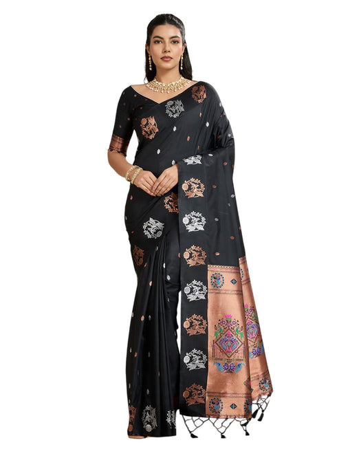 Vasthrlay Banarasi Jacquard Paithani