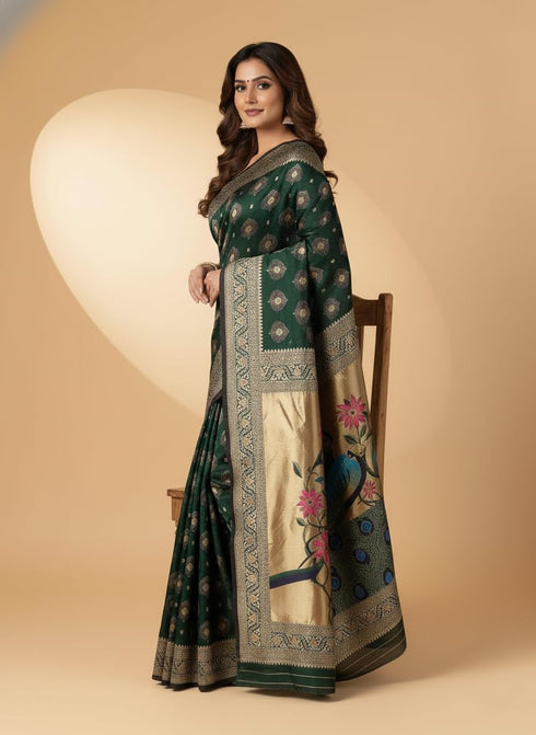 Vasthrlay Banarasi Kanjivaram Az Ys Og Yukti Yellow Ethnic Wear