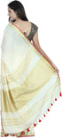 Vasthrlay Handloom Summer Contrast Vibrant Green