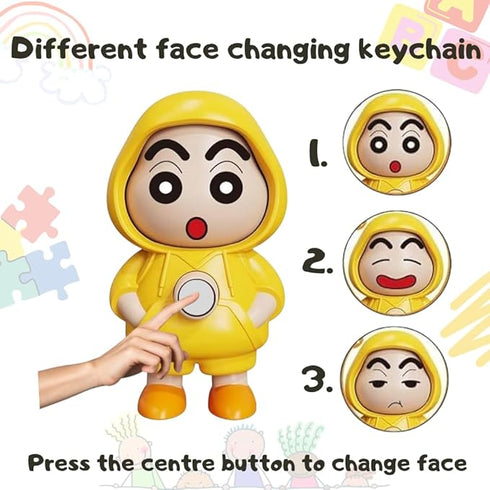 3D Face Changing Keychain